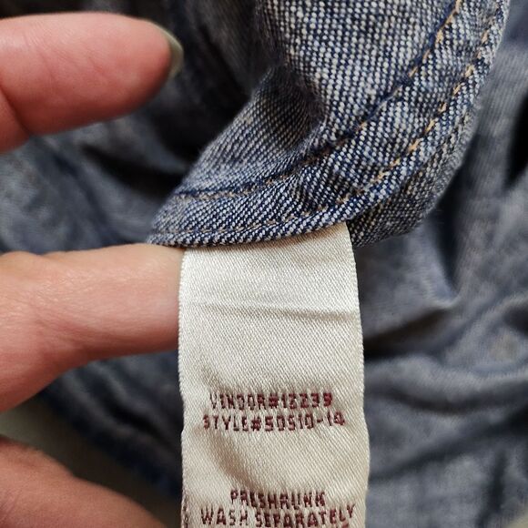 Vintage 90s Women's Northern Reflections Denim Jacket Sz Med - Picture 6 of 16